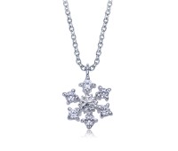 Snowflake Silver Necklace SPE-5616